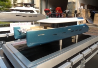 custom made model of 80ft catamaran yacht